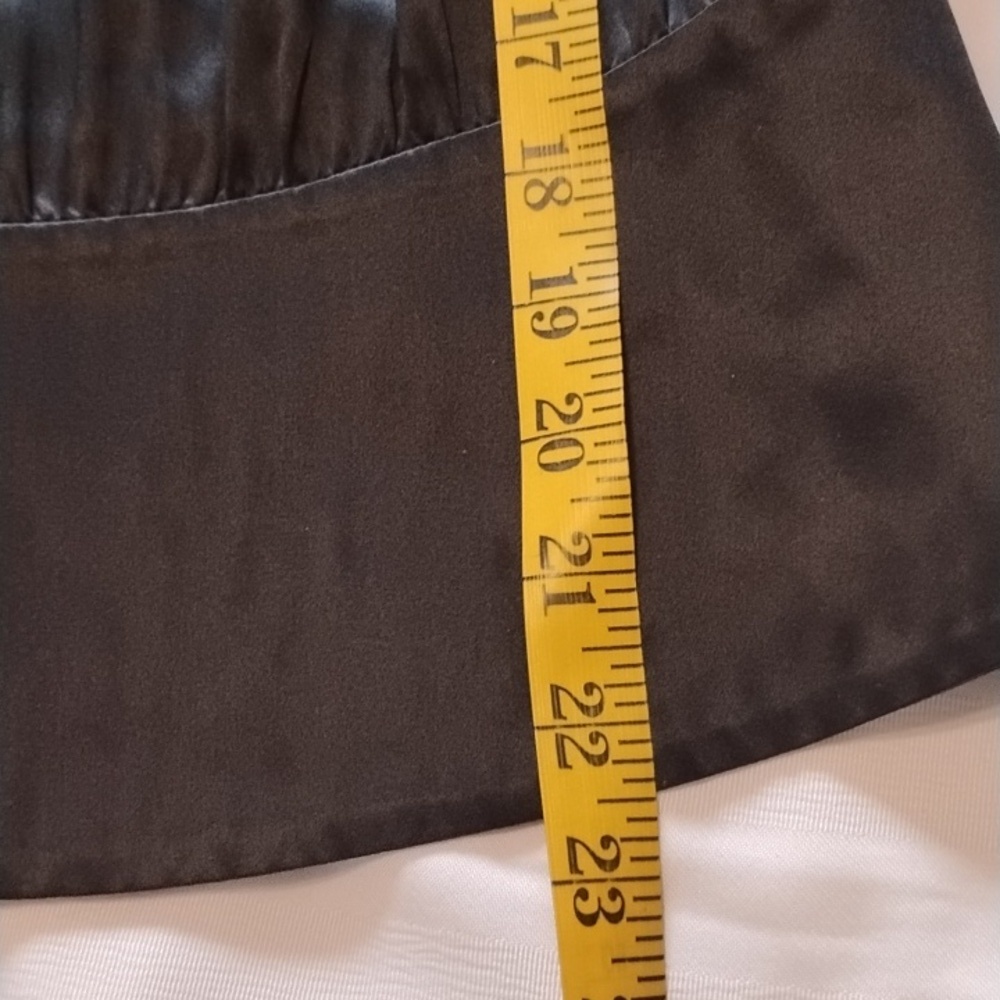 INC International Concepts Woman's Black 100% Silk Blouse, Size: 6P - Picture 10 of 11